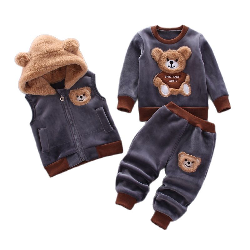 Fleece Hoodie Lined - Baby Boys And Girls Clothing Set