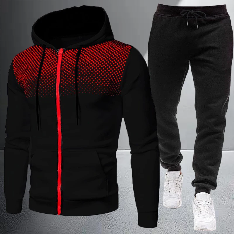 Winter Clothing Equipment - Autumn Winter High-end Men's Jacket Tracksuit