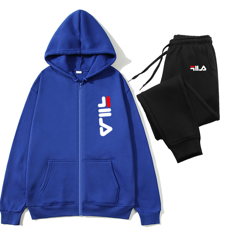 Winter Clothing Equipment - Men's 2 Piece Tracksuit Zipper Cardigan