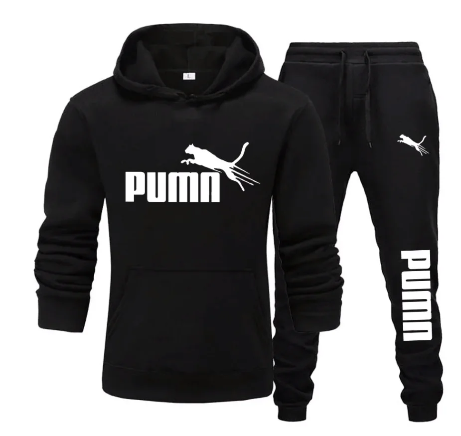 Fleece Hoodie Lined - New men's hooded sweatshirt + trousers