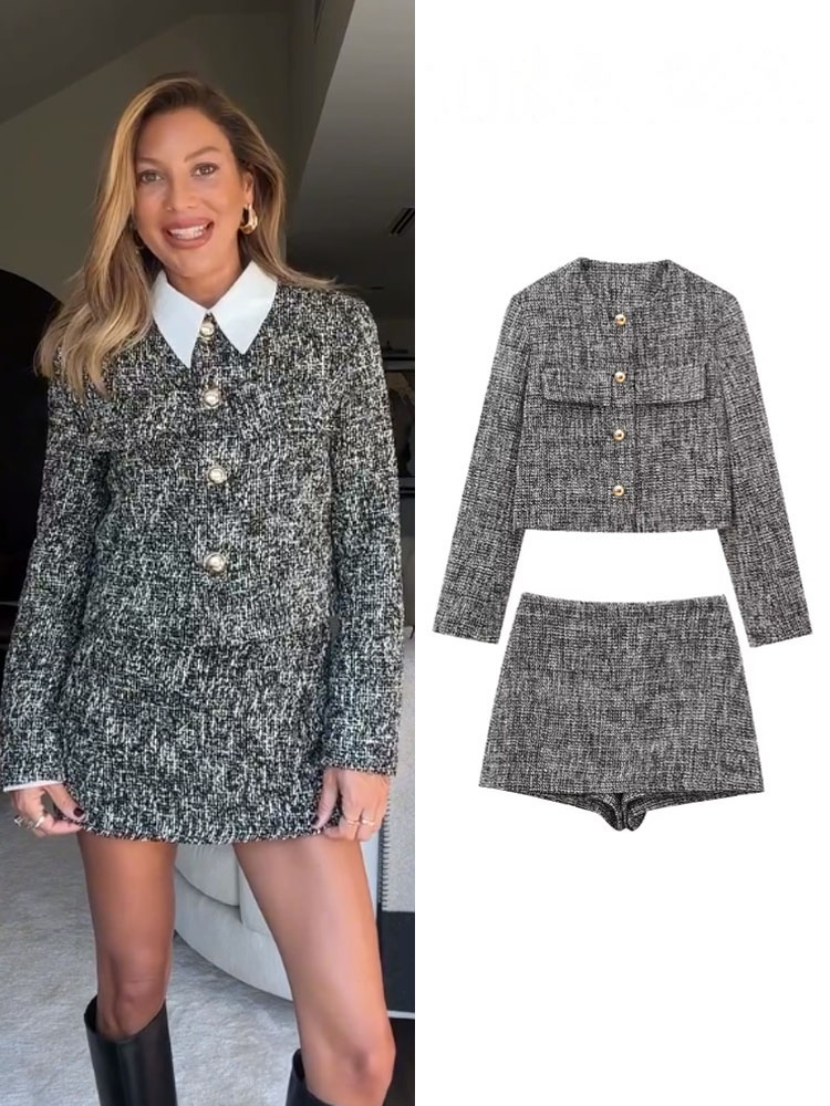 Winter Clothing Deals - HH Women 2 Piece Set Plaid