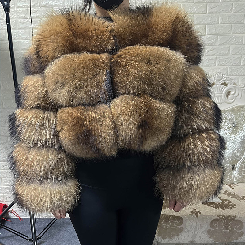 Plus Size Tops Brown Fur Maoma - Winter Clothing Deals review and price