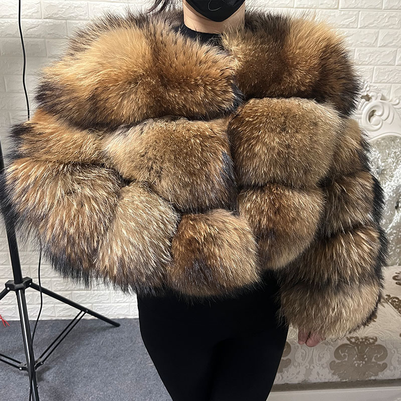 Plus Size Tops Brown Fur Maoma - Winter Clothing Deals review and price
