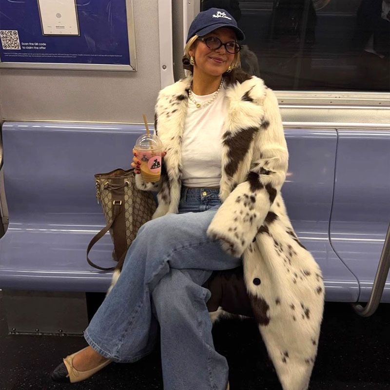 Women Faux Fur Long Coats Jack - Winter Clothing Deals review and price