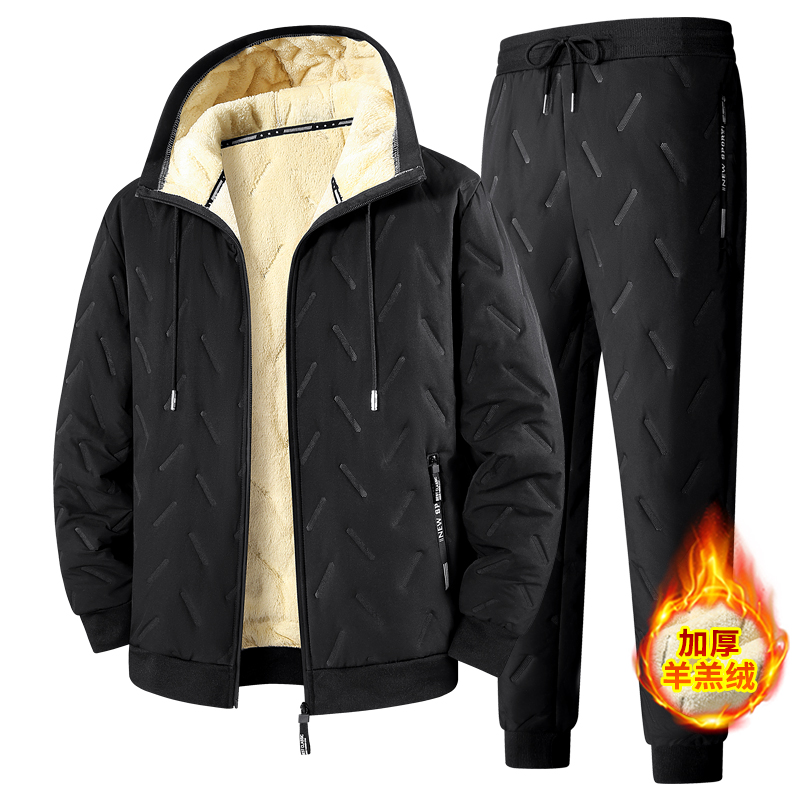 Men's Lamb Fleece Lined Tracks - Fleece Hoodie Lined review and price
