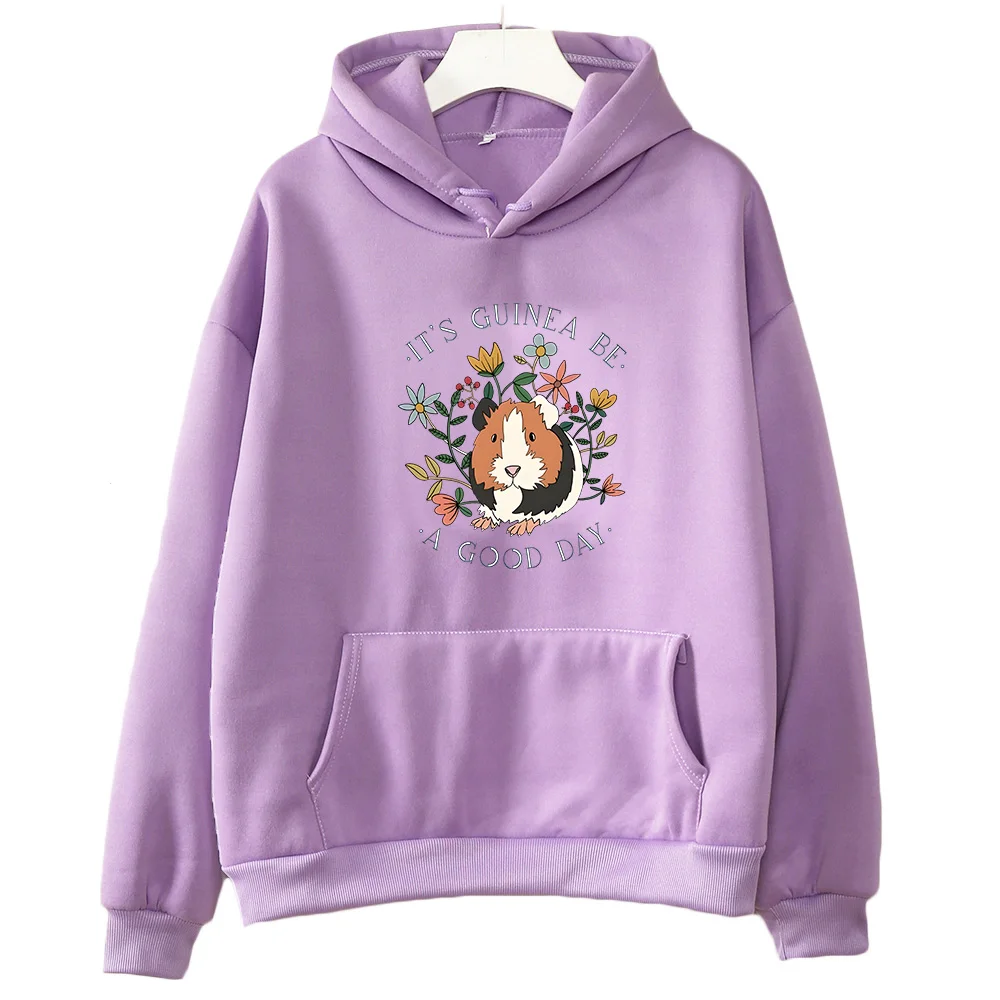 Cute Guinea Pig Graphic Hoodie - Winter Clothing Drawing review and price