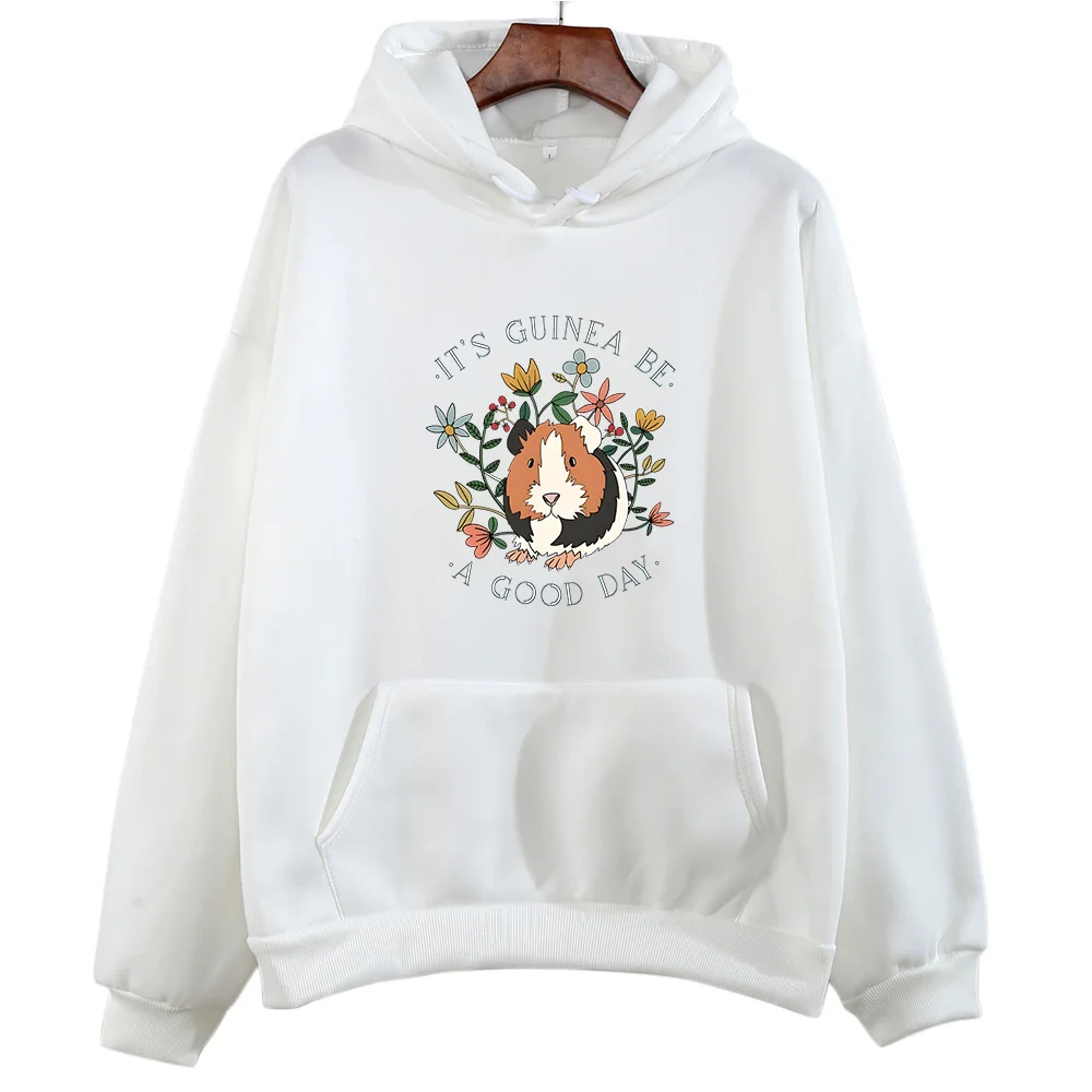 Cute Guinea Pig Graphic Hoodie - Winter Clothing Drawing review and price