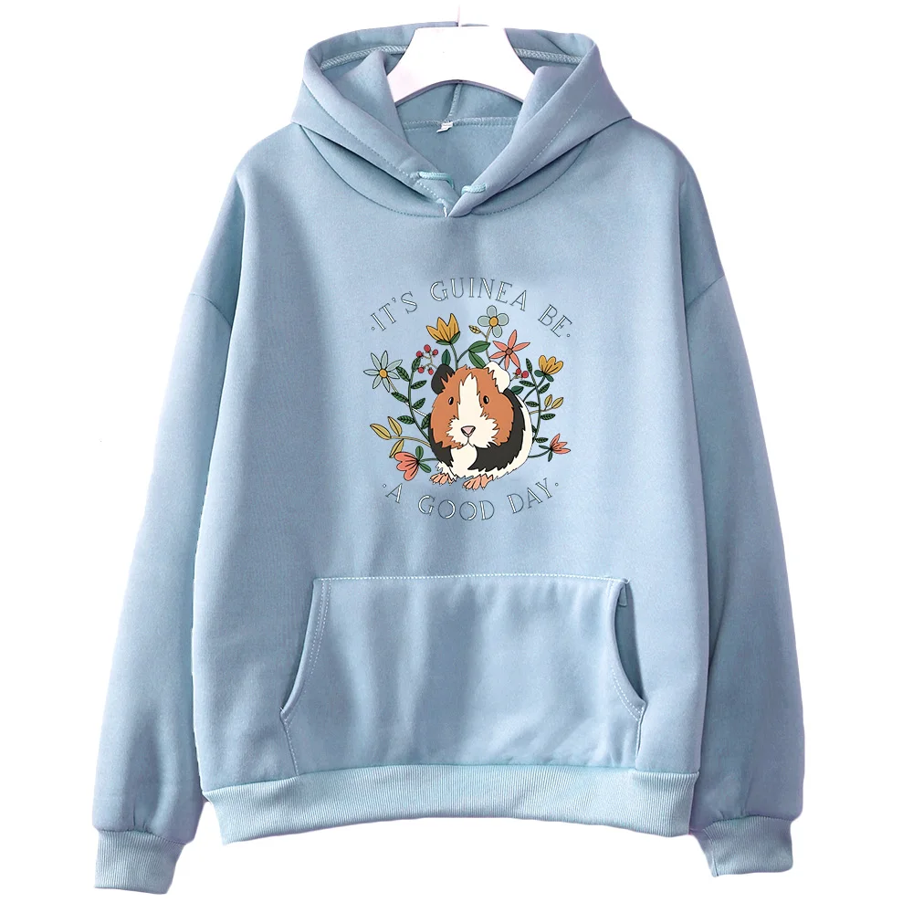 Cute Guinea Pig Graphic Hoodie - Winter Clothing Drawing review and price