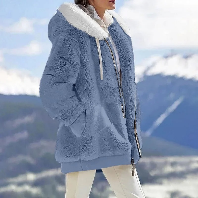 2025 Winter Warm Women Jackets - Fleece Hoodie Lined review and price