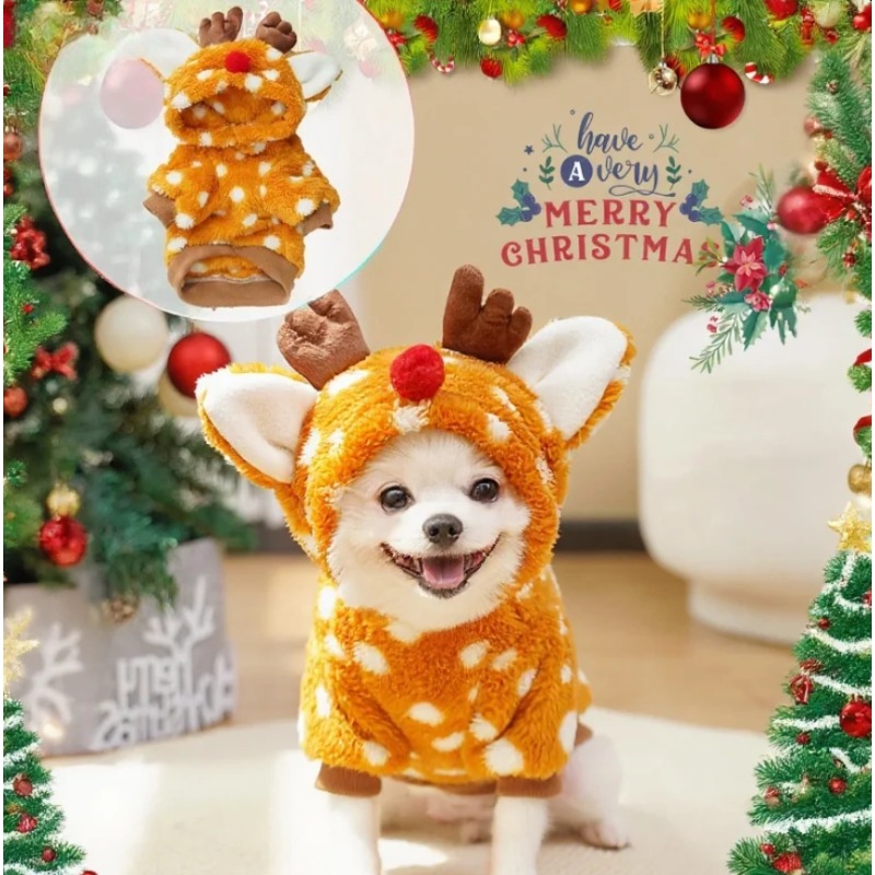 1pc Cute Christmas Reindeer Pe - Winter Clothing Must Haves review and price