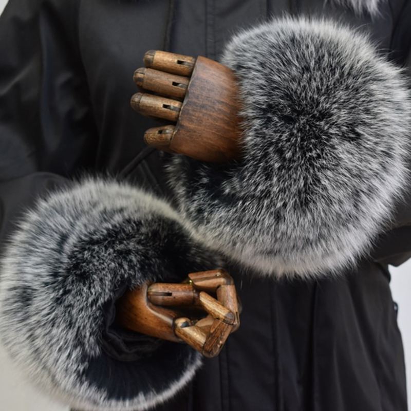 Fox Fur Cuffs For Women Whole  - Winter Clothing Deals review and price