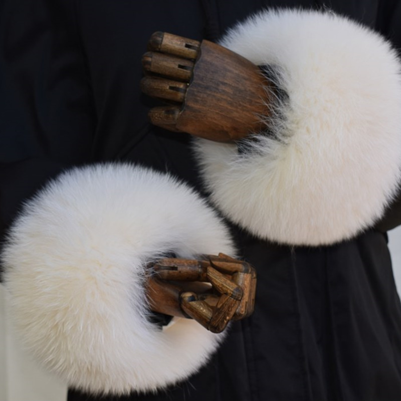 Fox Fur Cuffs For Women Whole  - Winter Clothing Deals review and price