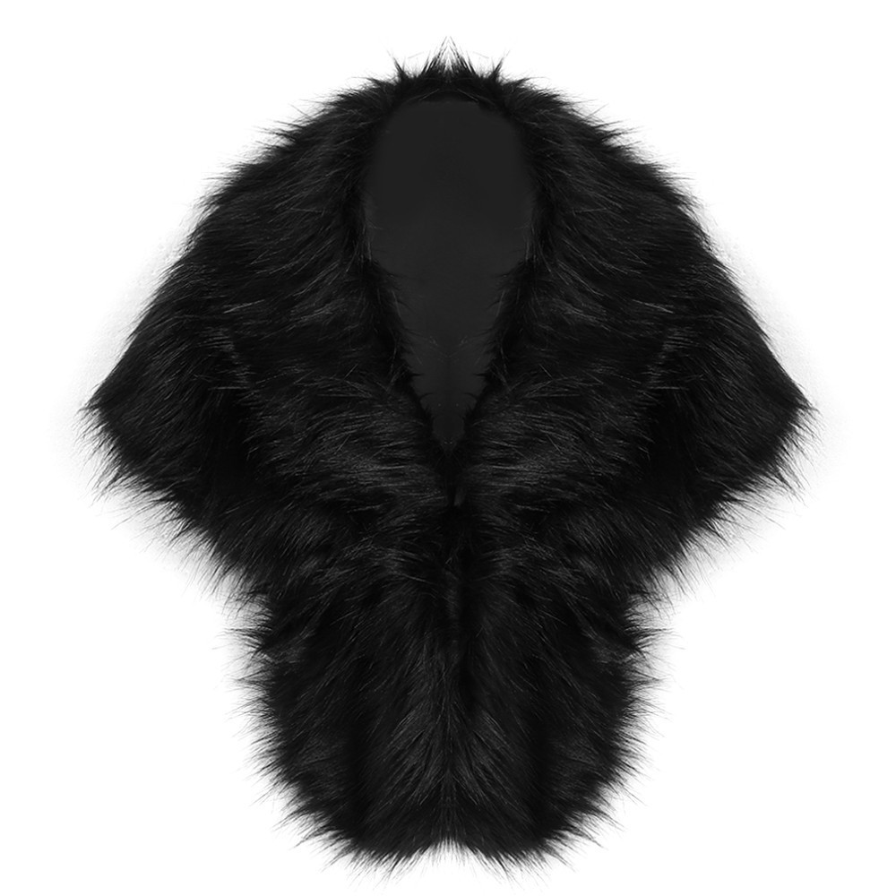 Solid Color Faux Fur Long Plus - Winter Clothing Deals review and price