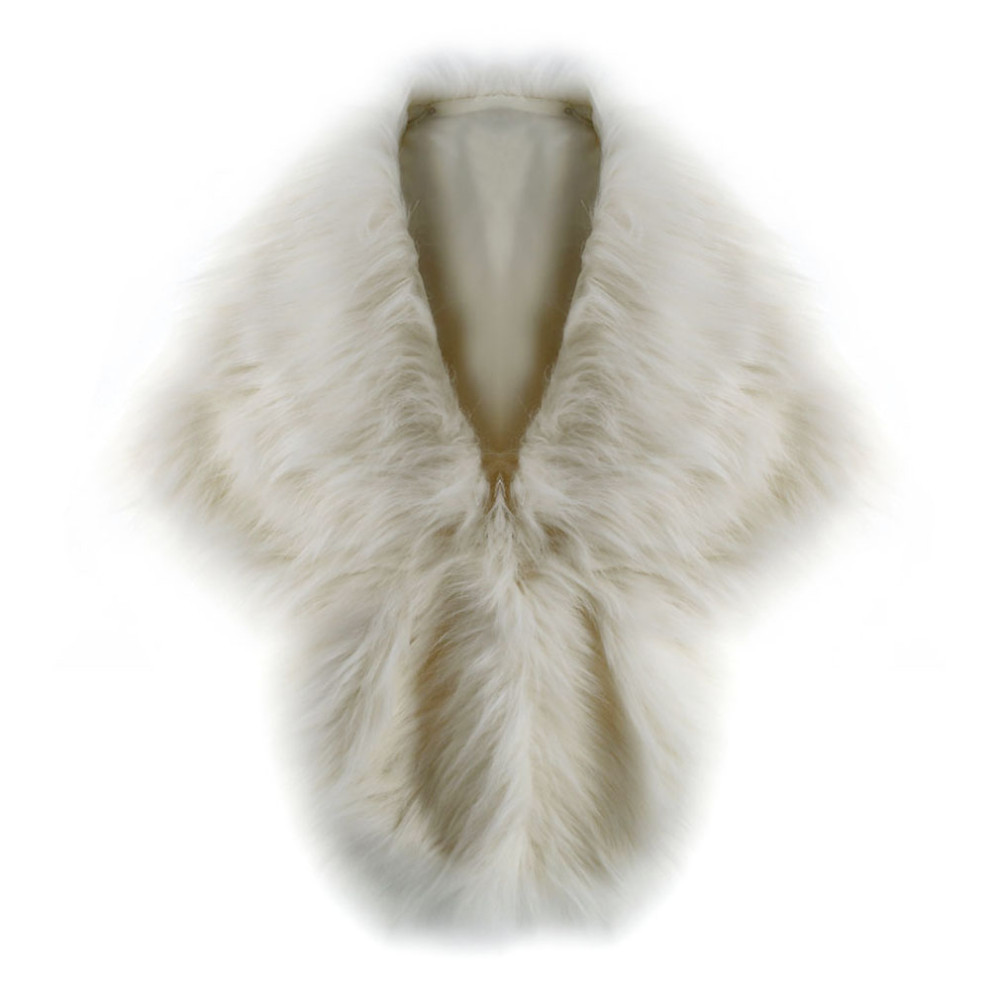 Solid Color Faux Fur Long Plus - Winter Clothing Deals review and price