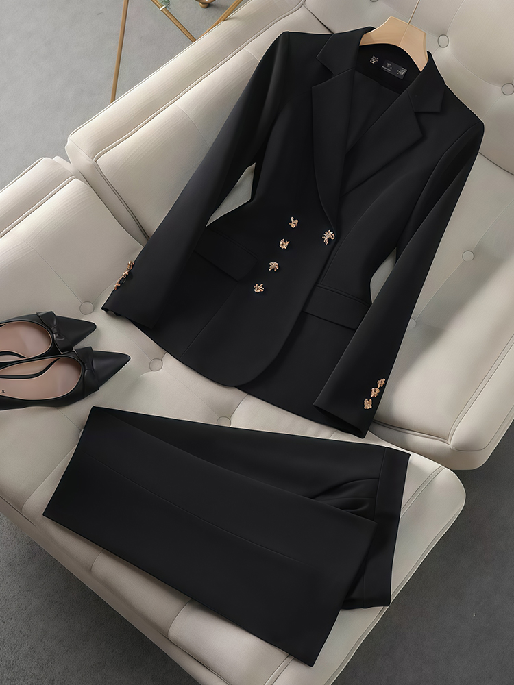 2Pcs Women's Temperament Set L - Winter Clothing Deals review and price