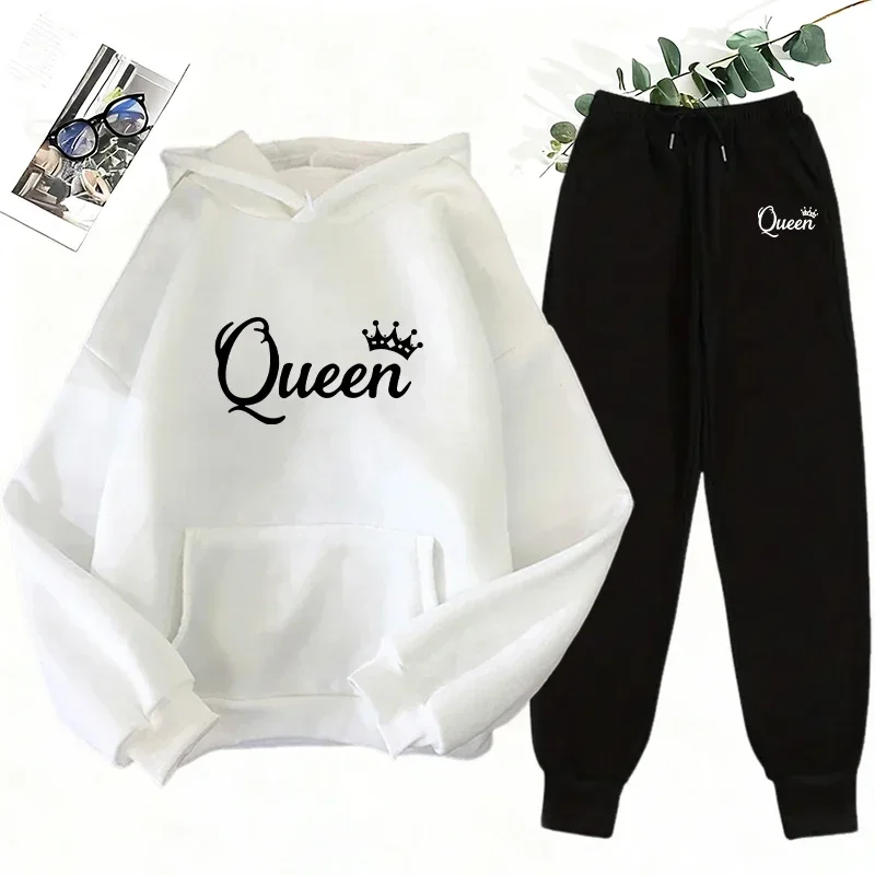 Women's 2 Piece Matching Set Q - Fleece Hoodie Lined review and price