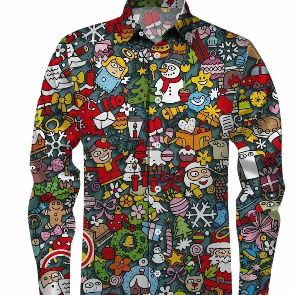 Men's Long-Sleeved Christmas P - Winter Clothing Gift Ideas review and price