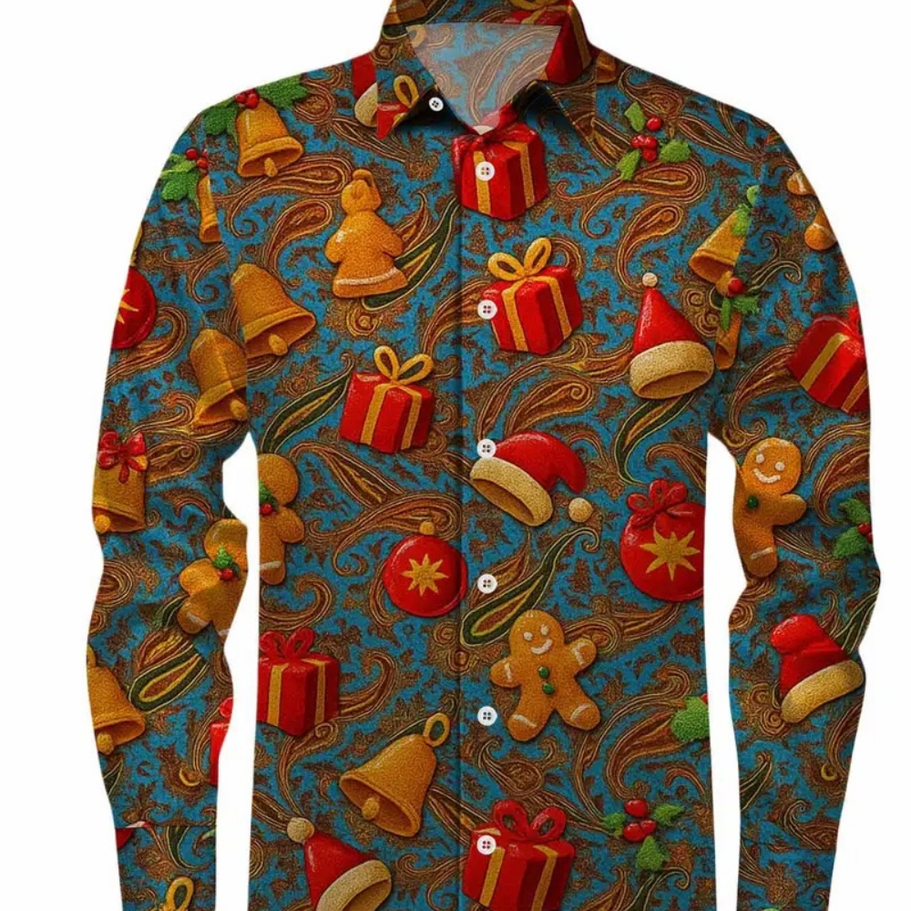 Men's Long-Sleeved Christmas P - Winter Clothing Gift Ideas review and price