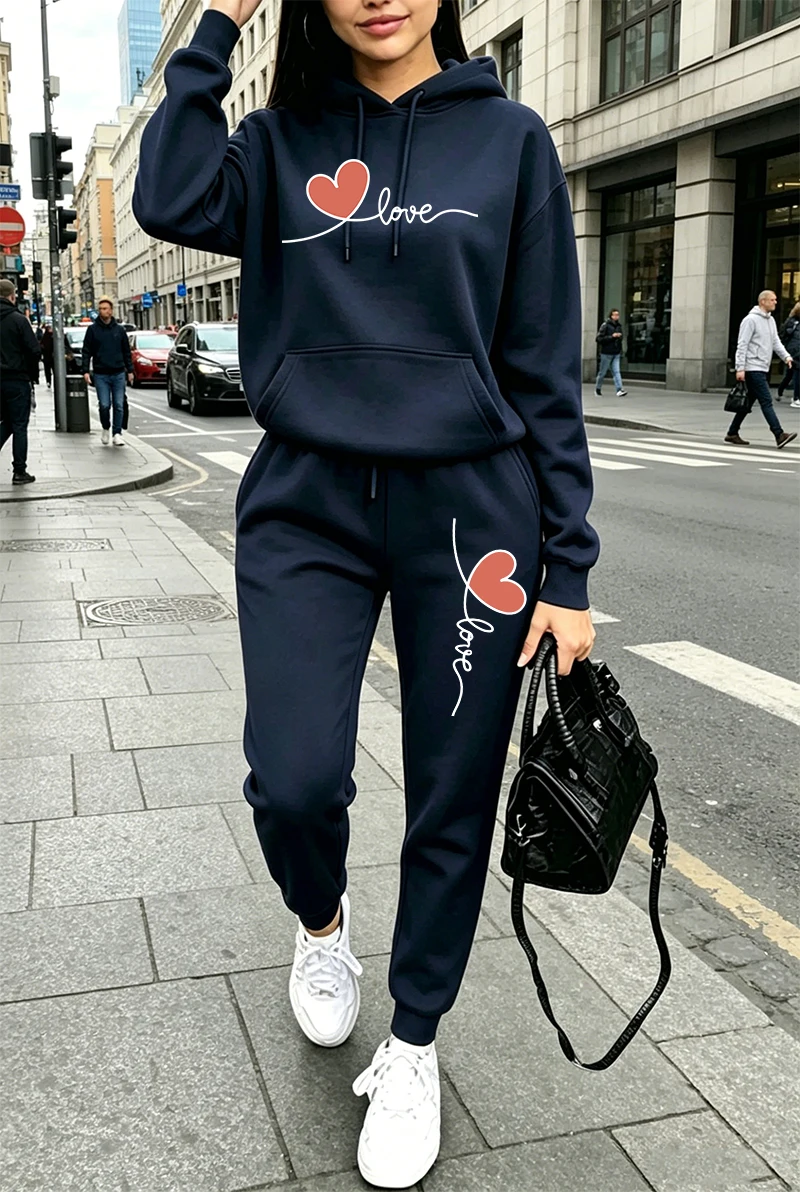 Womens Tracksuit Print Casual  - Winter Clothing For Women review and price