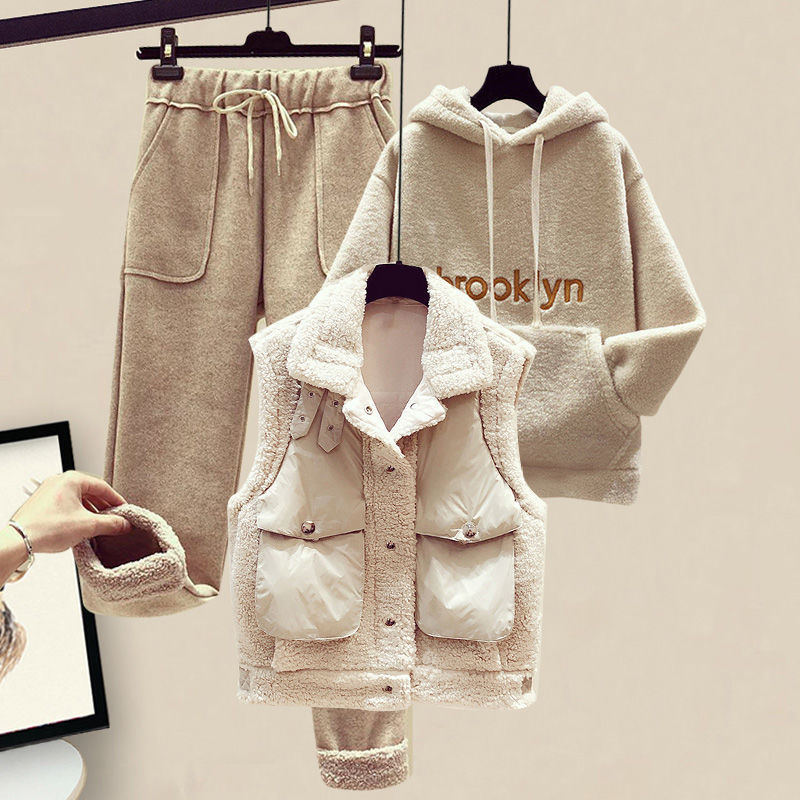 Three-Piece Cotton Coat and Ve - Winter Clothing Deals review and price