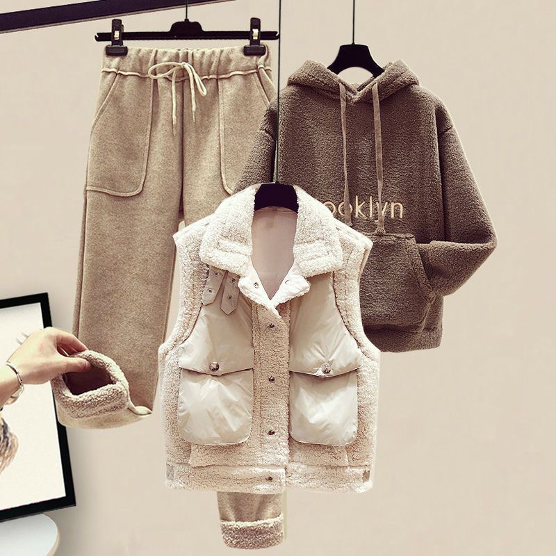 Three-Piece Cotton Coat and Ve - Winter Clothing Deals review and price