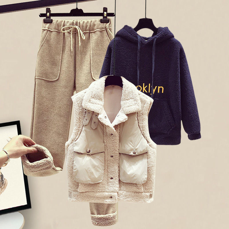 Three-Piece Cotton Coat and Ve - Winter Clothing Deals review and price