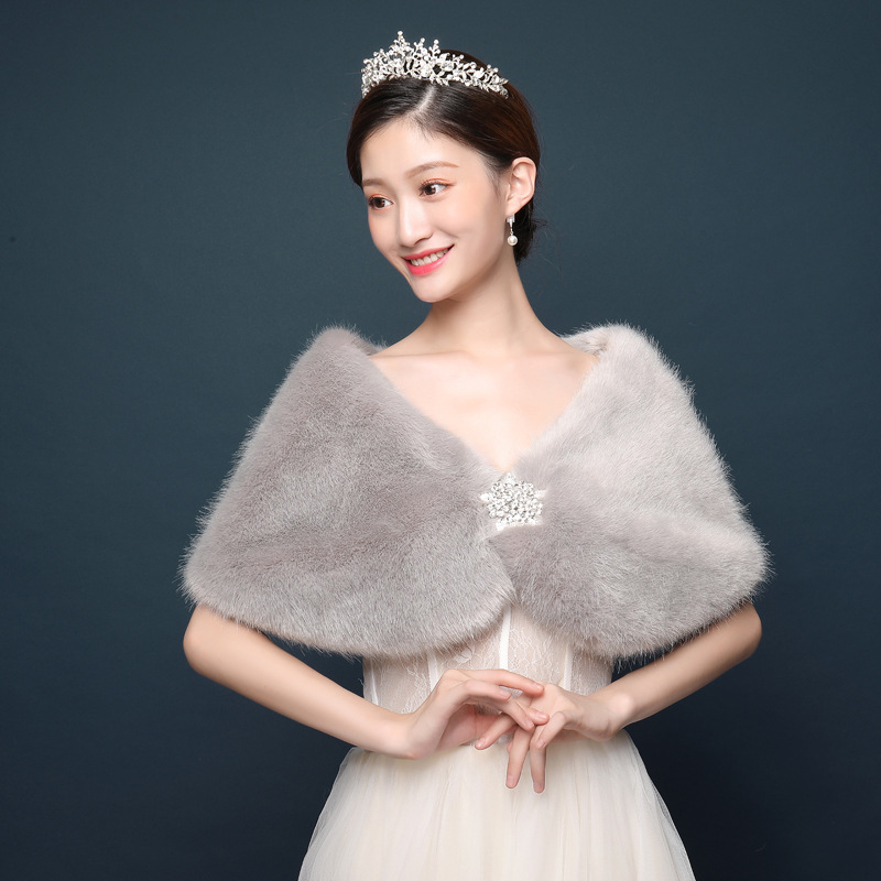 Women Bridal Shawl Wedding Cap - Winter Clothing Deals review and price