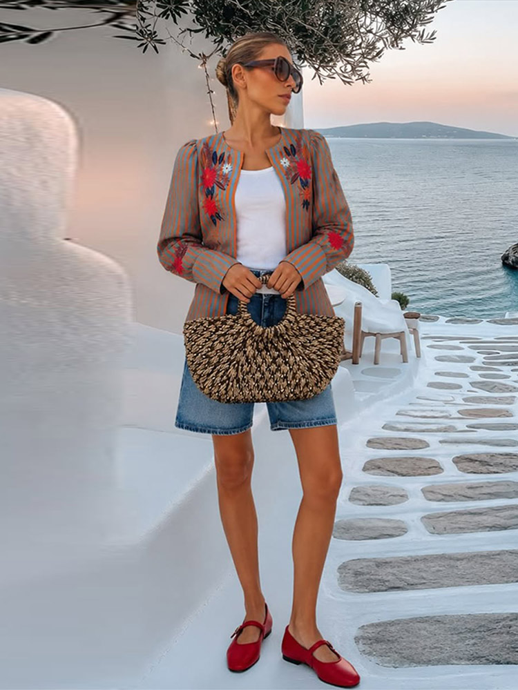 2026 Early Autumn Striped Flow - Winter Clothing For Women review and price